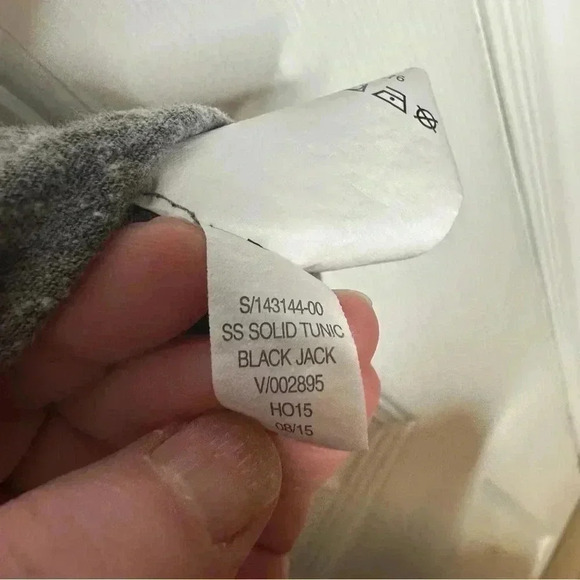 Old Navy Shirt 1/2  Length Sleeves Grey/Blue Size Extra Large - Picture 6 of 16